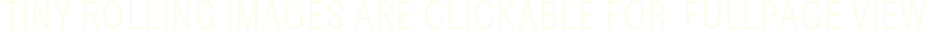 TINY ROLLING IMAGES ARE CLICKABLE FOR  FULLPAGE VIEW